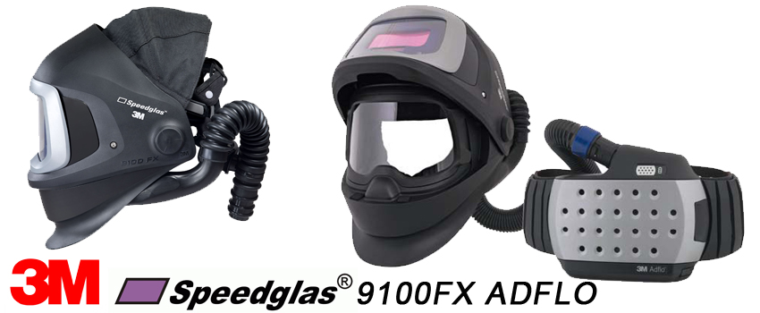 welding flow air helmets 3M  Powered Adflo Weld TIG Tech  9100FX Respirator Air